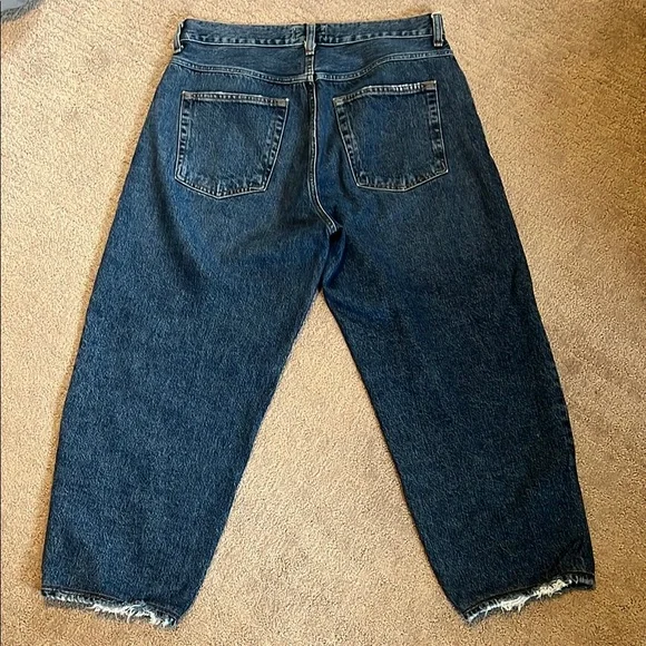 Agolde Blue Barrel Jeans 31 Tapered Baggy fit - Picture 4 of 6